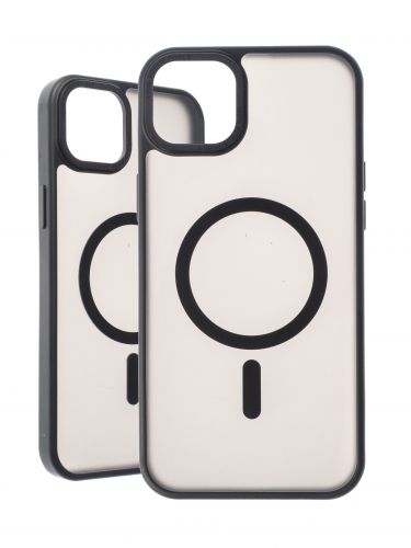 Чехол-накладка для iPhone 15 Plus VEGLAS Fog Magnetic черный - оптовая продажа фото 2 Чехол-накладка для iPhone 15 Plus VEGLAS Fog Magnetic черный - фото фото 2
