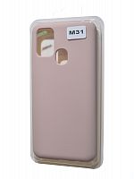 Купить Чехол-накладка для Samsung M315F M31 SILICONE CASE NL закрытый светло-розовый (18) оптом, в розницу в ОРЦ Компаньон