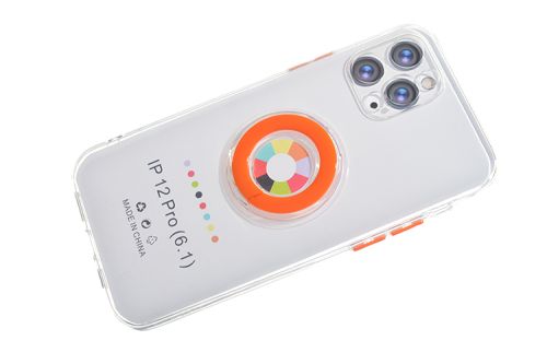 Чехол-накладка для iPhone 12 Pro NEW RING TPU оранжевый оптом, в розницу Центр Компаньон фото 3