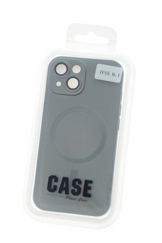 Чехол-накладка для iPhone 15 VEGLAS Lens Magnetic серый оптом, в розницу Центр Компаньон фото 4
