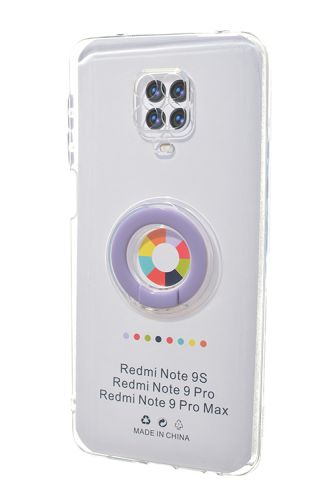 Чехол-накладка для XIAOMI Redmi Note 9S NEW RING TPU сиреневый оптом, в розницу Центр Компаньон фото 2