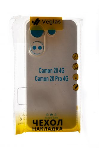 Чехол-накладка для TECNO Camon 20/20 Pro VEGLAS Air прозрачный - фото фото 5