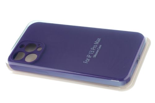 Чехол-накладка для iPhone 13 Pro Max VEGLAS SILICONE CASE NL Защита камеры фиолетовый (45) оптом, в розницу Центр Компаньон фото 2