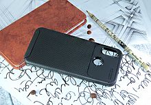 Чехол-накладка для HUAWEI Nova 3i/P Smart+ BECATION BEETLES CARBON TPU ANTISHOCK черный - фото
