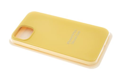 Чехол-накладка для iPhone 14 Plus SILICONE CASE закрытый желтый (4) оптом, в розницу Центр Компаньон фото 2