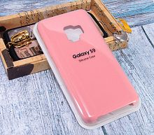 Чехол-накладка для Samsung G960F S9 SILICONE CASE розовый - фото