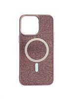 Чехол-накладка для iPhone 14 Pro Max VEGLAS Diamond Magnetic розовый - фото
