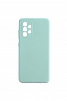 Чехол-накладка для Samsung A525F A52 SILICONE CASE NL OP закрытый бирюзовый (2) - фото