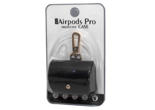 Чехол для наушников Airpods Pro Leather 002 черный оптом, в розницу Центр Компаньон фото 3