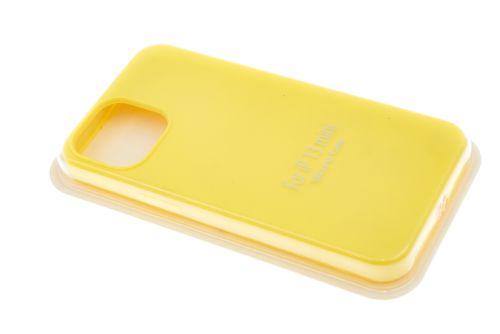 Чехол-накладка для iPhone 13 Mini VEGLAS SILICONE CASE NL закрытый лимонный (37) оптом, в розницу Центр Компаньон фото 2