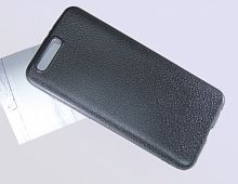 Чехол-накладка для HUAWEI Honor 9 FASHION LITCHI TPU черный - фото
