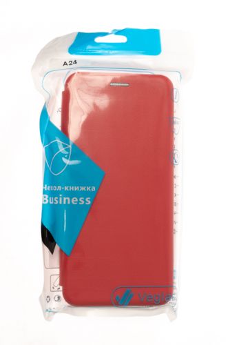 Чехол-книжка для Samsung A245F A24 VEGLAS BUSINESS красный оптом, в розницу Центр Компаньон фото 5