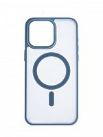 Чехол-накладка для iPhone 15 Pro Max VEGLAS Fog Magnetic синий - фото