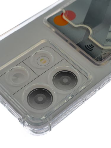 Чехол-накладка для XIAOMI Redmi Note 13 Pro 5G VEGLAS Air Pocket прозрачный оптом, в розницу Центр Компаньон фото 3
