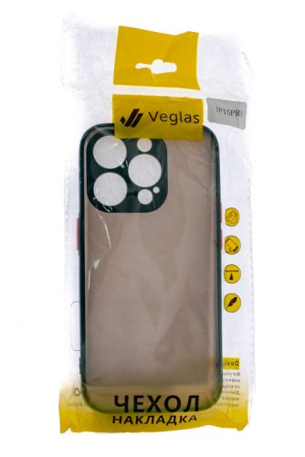 Чехол-накладка для iPhone 15 Pro VEGLAS Fog зеленый оптом, в розницу Центр Компаньон фото 3