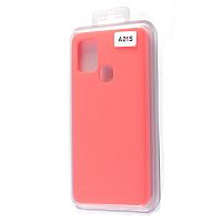 Чехол-накладка для Samsung A217F A21S VEGLAS SILICONE CASE закрытый ярко-розовый (12) - фото