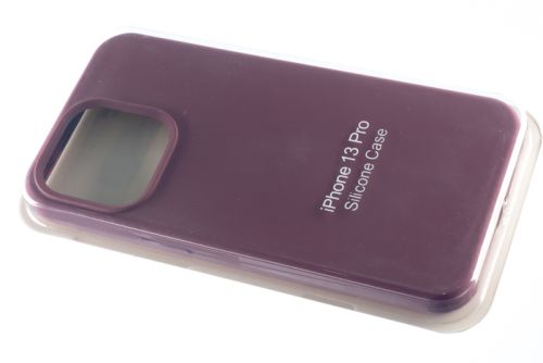 Чехол-накладка для iPhone 13 Pro SILICONE CASE закрытый бордовый (52) оптом, в розницу Центр Компаньон фото 2