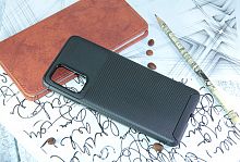 Чехол-накладка для Samsung G985 S20 Plus BECATION BEETLES CARBON TPU ANTISHOCK черный - фото