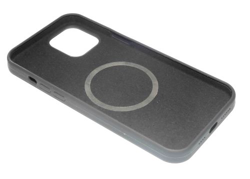 Чехол-накладка для iPhone 12 Pro Max SILICONE TPU NL поддержка MagSafe черный коробка оптом, в розницу Центр Компаньон фото 3