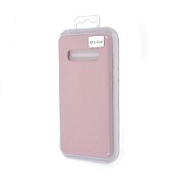 Чехол-накладка для Samsung G975F S10 Plus SILICONE CASE NL светло-розовый (18) - фото