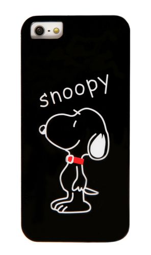 Чехол-накладка для iPhone 5/5S/SE IMAGE TPU SNOOPY черная - оптовая продажа Чехол-накладка для iPhone 5/5S/SE IMAGE TPU SNOOPY черная - фото