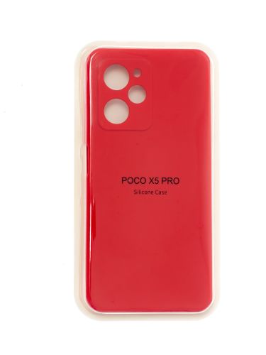 Чехол-накладка для XIAOMI Poco X5 Pro VEGLAS SILICONE CASE закрытый красный (1) - оптовая продажа Чехол-накладка для XIAOMI Poco X5 Pro VEGLAS SILICONE CASE закрытый красный (1) - фото