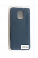 Чехол-накладка для XIAOMI Redmi Note 9 Pro SILICONE CASE NL темно-синий (8) - фото