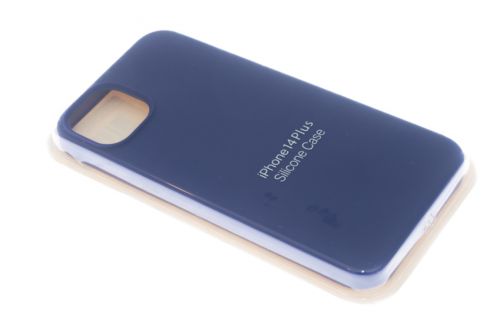 Чехол-накладка для iPhone 14 Plus VEGLAS SILICONE CASE закрытый темно-сиреневый (30) - оптовая продажа фото 2 Чехол-накладка для iPhone 14 Plus VEGLAS SILICONE CASE закрытый темно-сиреневый (30) - фото фото 2