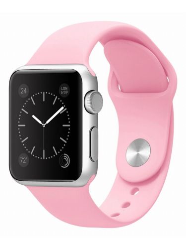 Ремешок для Apple Watch Sport 38/40/41mm Короткий розовый (6) оптом, в розницу Центр Компаньон