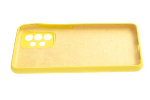 Чехол-накладка для Samsung A525F A52 SILICONE CASE NL OP закрытый желтый (20) оптом, в розницу Центр Компаньон фото 3