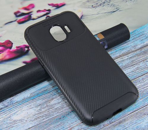 Чехол-накладка для Samsung J250 J2 2018 BECATION BEETLES CARBON TPU ANTISHOCK черный - оптовая продажа Чехол-накладка для Samsung J250 J2 2018 BECATION BEETLES CARBON TPU ANTISHOCK черный - фото