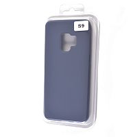Купить Чехол-накладка для Samsung G960F S9 SILICONE CASE NL закрытый темно-синий (8) оптом, в розницу в ОРЦ Компаньон