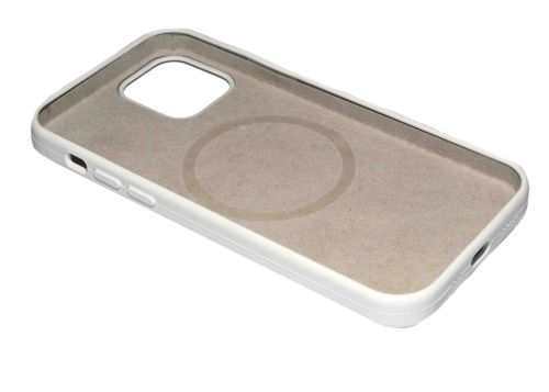 Чехол-накладка для iPhone 12\12 Pro SILICONE TPU NL поддержка MagSafe белый коробка оптом, в розницу Центр Компаньон фото 3