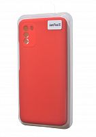 Чехол-накладка для XIAOMI POCO M3 VEGLAS SILICONE CASE закрытый красный (1) - фото