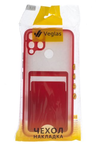 Чехол-накладка для REALME C25S VEGLAS Fog Pocket красный оптом, в розницу Центр Компаньон фото 4