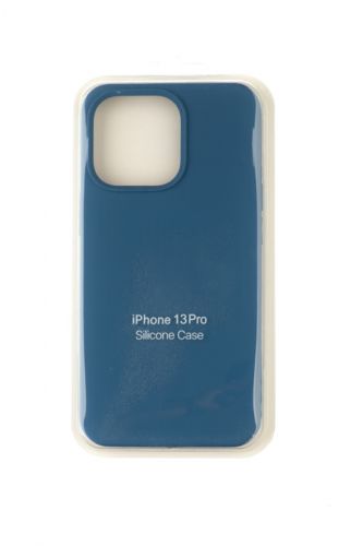 Чехол-накладка для iPhone 13 Pro SILICONE CASE закрытый синий деним (20) - оптовая продажа Чехол-накладка для iPhone 13 Pro SILICONE CASE закрытый синий деним (20) - фото