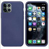 Чехол-накладка для iPhone 12 Pro Max VEGLAS SILICONE CASE закрытый синий деним (20) - фото