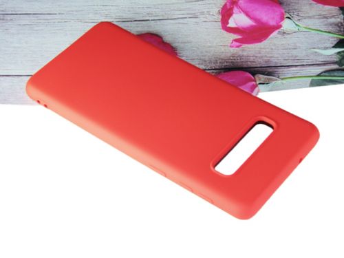 Чехол-накладка для Samsung G973 S10 SOFT TOUCH TPU красный - оптовая продажа фото 3 Чехол-накладка для Samsung G973 S10 SOFT TOUCH TPU красный - фото фото 3