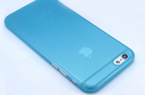 Чехол-накладка для iPhone 6/6S HOCO THIN FROSTED син ГОР - фото фото 3