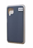 Купить Чехол-накладка для Samsung A125F A12/M12 SILICONE CASE NL закрытый темно-синий (8) оптом, в розницу в ОРЦ Компаньон