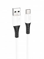 Кабель USB Type-C HOCO X82 Silicone 3.0A 1.0м белый - фото