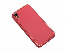 Купить Чехол-накладка для iPhone XR PC+PU LEATHER CASE красный оптом, в розницу в ОРЦ Компаньон
