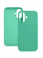 Чехол-накладка для iPhone 16 VEGLAS SILICONE CASE закрытый ментоловый (50) - фото
