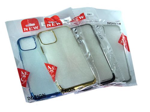Чехол-накладка для iPhone 11 Pro Max ELECTROPLATED TPU DOKA черный - фото фото 3