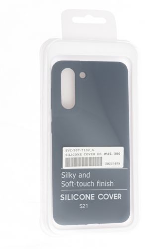Чехол-накладка для Samsung G991 S21 SILICONE CASE NL OP закрытый темно-синий (8) - оптовая продажа фото 4 Чехол-накладка для Samsung G991 S21 SILICONE CASE NL OP закрытый темно-синий (8) - фото фото 4