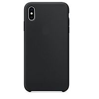 Чехол-накладка для iPhone XS Max SILICONE CASE AAA черный - фото