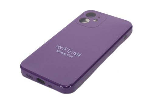 Чехол-накладка для iPhone 12 Mini VEGLAS SILICONE CASE NL Защита камеры фиолетовый (45) оптом, в розницу Центр Компаньон фото 2