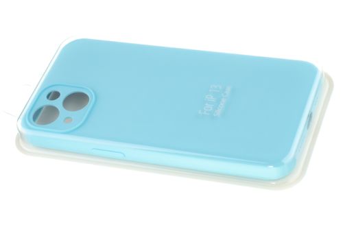 Чехол-накладка для iPhone 13 VEGLAS SILICONE CASE NL Защита камеры светло-голубой (43) оптом, в розницу Центр Компаньон фото 2