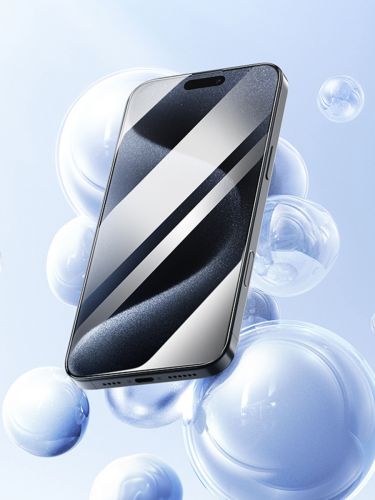 Защитное стекло для iPhone 16 Pro Max HOCO G5 Silk screen HD черный - фото фото 4