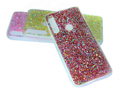 Чехол-накладка для Samsung A305F A30/A205F A20 DROP STAR TPU красный  - фото